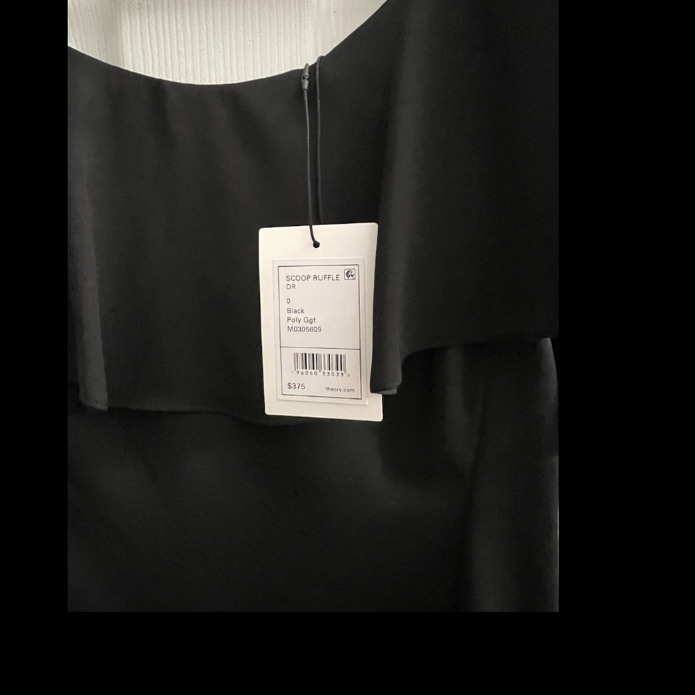 Theory scoop ruffle dress